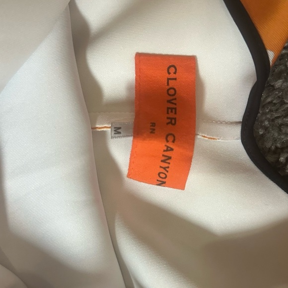 Clover Canyon Orange and Blue Patterned Mini Dress - Picture 3 of 4